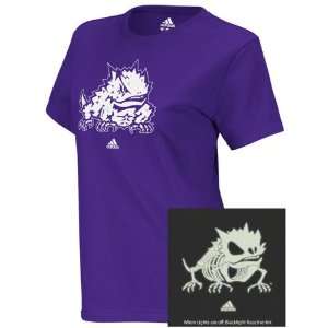 TCU Horned Frogs adidas Purple Womens X Ray Too Blacklight Reactive T 