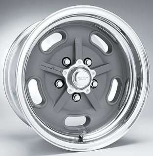 American Racing Salt Flat Special Gray Wheel 15x6 5x4.75 BC Set of 