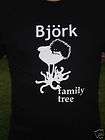 Bjork Family Tree Shirt Small New Punk