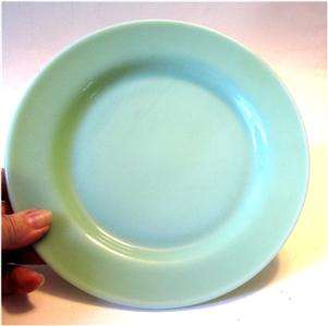   Jadeite Jadite Glass Restaurant Ware Lunch Plates (2) Hard to Find