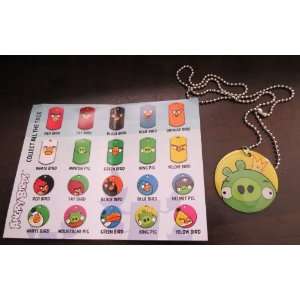  ANGRY BIRDS   KING PIG SERIES 1 DOG TAG #6 of 20 Toys 