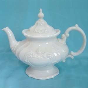  Antique White Porcelain Teapot   DISCONTINUED & OUT OF 
