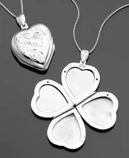 Sterling Silver Heart Locket   Necklaces Under $99 Necklaces 
