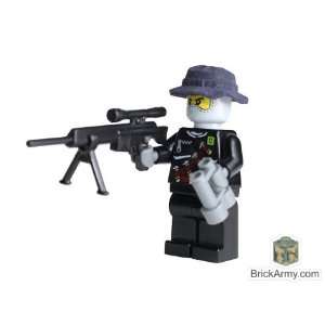  Custom Lego Military Minifigure   SWAT Urban Sniper: Toys 