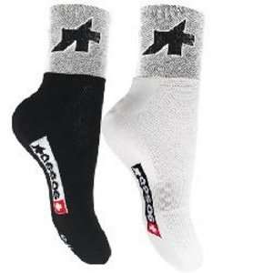  Assos Summer Silver Socks 0 Black