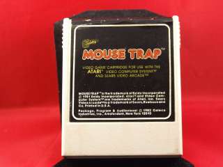 Mouse Trap (Black Label) (Atari 2600, 1982) Game Only Ö¿Ö  