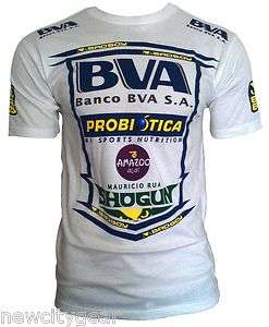 Bad Boy Mauricio Shogun Rua UFC 139 Walkout WHITE Shirt Size L  
