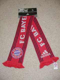 adidas Authentic Bayern Munich F.C Soccer Scarf NEW  