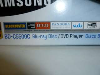 NEW Samsung BD C5500C Blu ray Player Wireless Ready Advanced HD Audio 