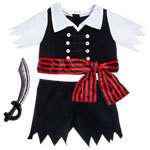 Disney Pirate Build a Bear Costume Brand New ~~~~ 3 pc  