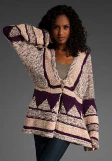 NEW FREE PEOPLE BACK IN THE DAY Wool Alpaca Blend CARDIGAN SWEATER $ 
