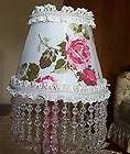 Chandelier Lampshade, Shabby R. Ashwell, Pink Red Roses items in YOUR 