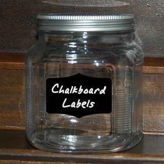 CHALKBOARD Vinyl Labels (set 5)   wall decal sticker  