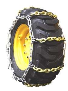 Skid Steer Loader Snow Tire Chains 7 MM Alloy 15 19.5  