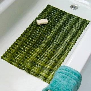 Slip X Solutions Bamboo Bath Mat 17 x 30 (Green) (0.5H x 17W x 30 