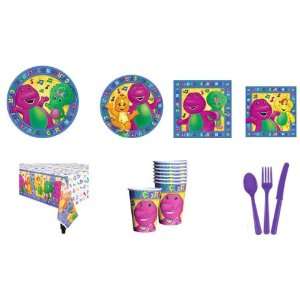  Barney Party Supplies   Tableware for 8 [Toy] [Toy] Toys & Games
