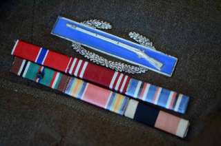   Armored Division Uniform, BRONZE STAR Medal & Document Grouping  