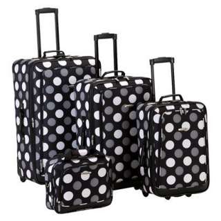 Rockland 4 Piece Luggage Set   Black.Opens in a new window
