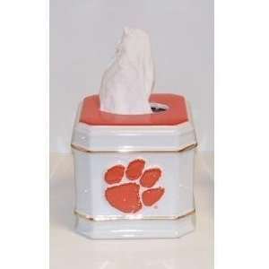  Clemson Tigers Bathroom Tissue Box Cover NCAA College 