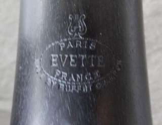 EVETTE CLARINET BUFFET CRAMPON FRANCE NORMANDY  