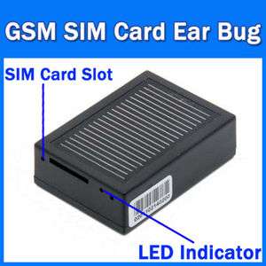   GSM Ear Bug Surveillance Audio Monitor Phone SIM Card Device  
