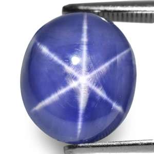   31 Carat Deep Cornflower Blue Mogok Star Sapphire (Sharp Star)  