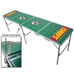   Portable NFL Tailgate Beer Pong Table   8 Foot: Sports & Outdoors