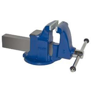   Machinist Bench Vise   Stationary Base, 5in. Jaw Width, Model# 105