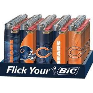    CHICAGO BEARS BIC BRAND NFL LIGHTERS 5 PACK 