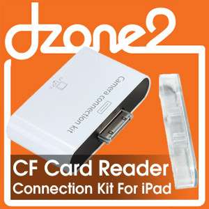 CF Card Reader Connection Kit For iPad iPad 2 camera Raw #J027  