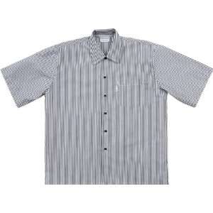  Chef Works CCST BWS Black and White Stripe Cook Shirt 