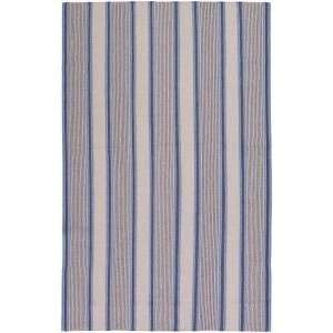  Surya Farmhouse Stripes Navy Blue Rug: Home & Kitchen