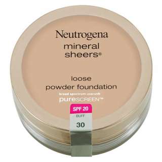 Neutrogena Mineral Sheers Loose Powder Foundation SPF 20   Buff.Opens 