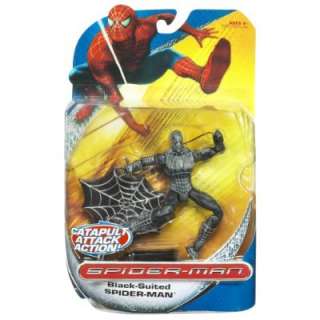 Marvel Spider man Movie Black Suited Catapult Attack  