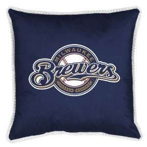   Milwaukee Brewers Sidelines Decorative Pillow Blue