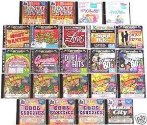 23 OLDIES KARAOKE CDG CD LOT 50s,60s,70s,80s,Sinatra +  