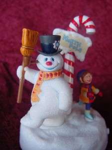 MUSICAL FROSTY THE SNOWMAN Christmas Ornament Plays classic SONG 