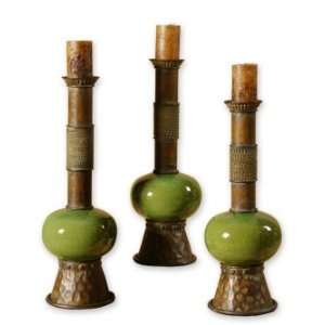  PAKUNA CANDLEHOLDERS, SET/3 Candleholders Accessories and 