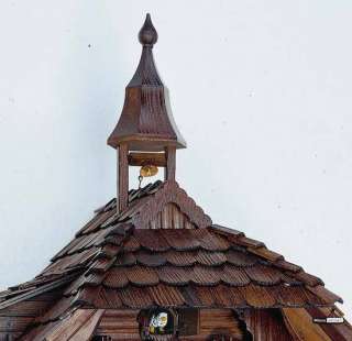 day musical   Cuckoo Clock with Bell Tower   22 3/4  