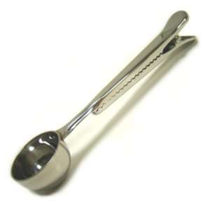 Coffee scoop with clip stainless steel (R5105)  