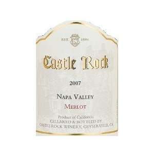  2007 Castle Rock Napa Valley Merlot 750ml Grocery 