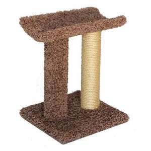  Wood Cat Furniture Scracher Cat Perch, Brown Carpet Pet 