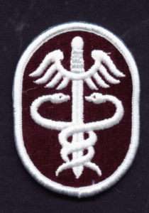 ARMY HEALTH SERVICES COMMAND PATCH FULL COLOR  