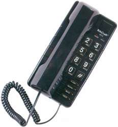 Telecraft 411 Black Wall Mountable Corded Phone New  