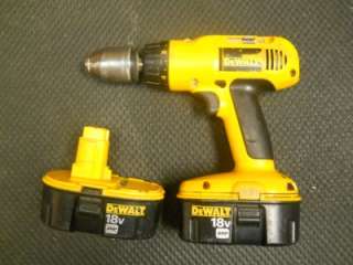 DeWalt DW997 18 volt Cordless Drill with extra Battery Bundle  