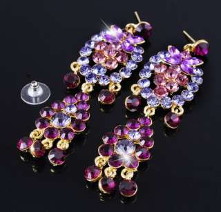   royal womens costume Necklace Earring Set gold plated W23968  