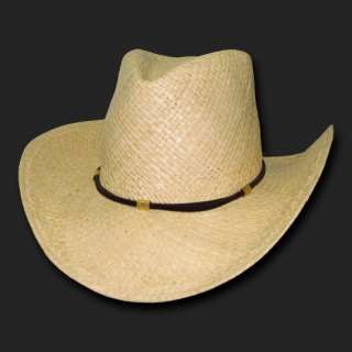 RAFFIA STRAW WESTERN COWBOY FASHION HAT CAP HATS  