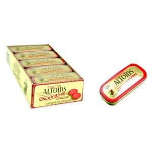 Altoids Sugar Free Chewing Gum   Cinnamon, 1.05 oz tin (20 pieces), 10 