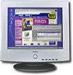 eMachines eView 17F 17 CRT Monitor   White