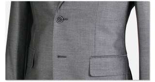 JEJE Slim Fit Dark Gray Mens Suits Jacket Pants US 40R  